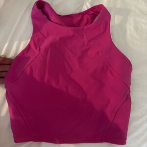 Pink lululemon align tank top
